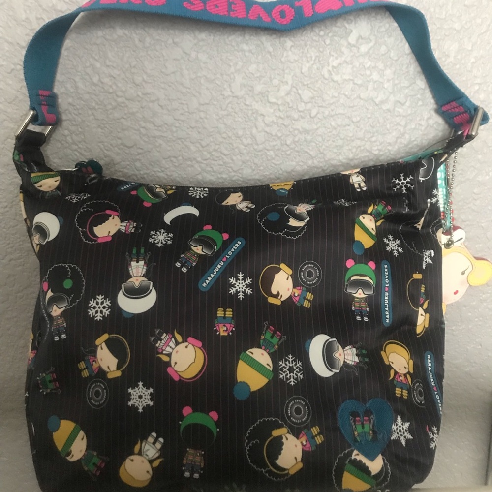 Harajuku Lovers Black “Paper Dolls” Bag